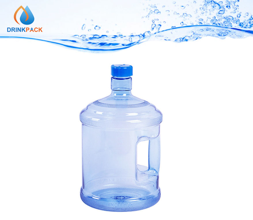 2 gallon plastic water bottle with handle