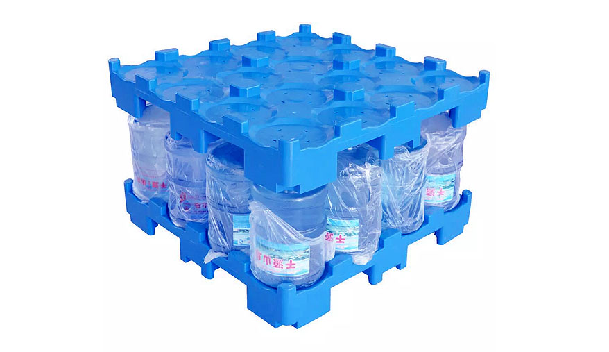 Vertical Stackable 5 Gallon Water Bottle Pallet