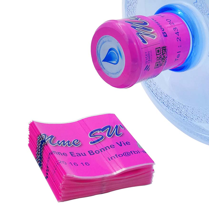 pvc shrink wrap bottle label, pvc heat shrink sleeve label